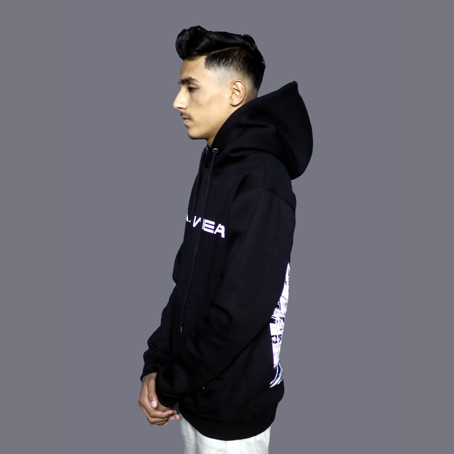 CITY ESCAPE BLACK HOODIE