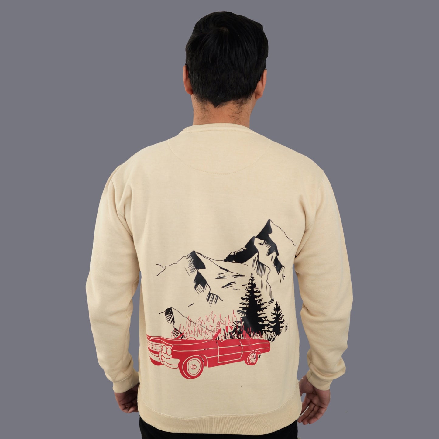 ROAD TO FREEDOM BEIGE SWEATSHIRT