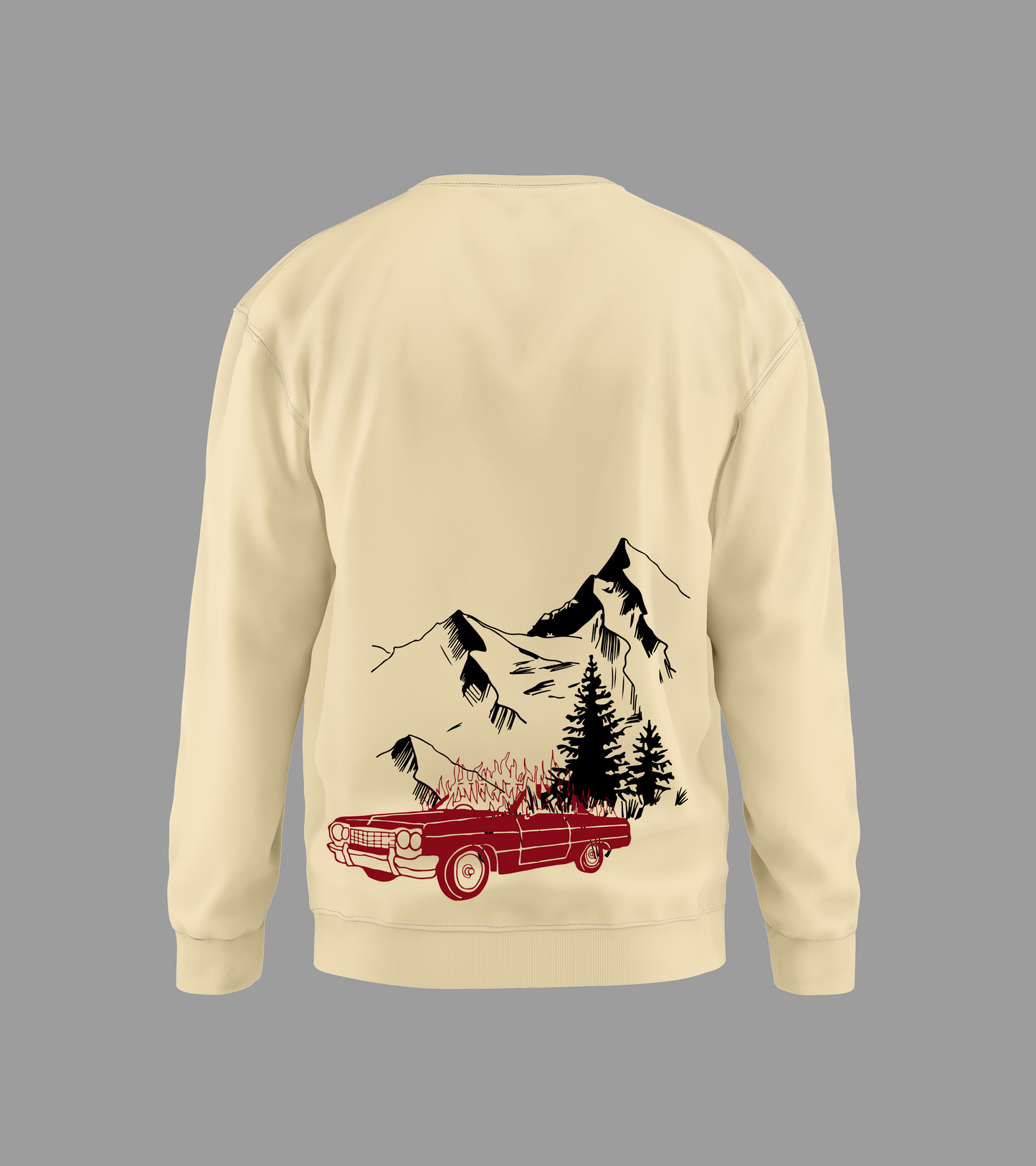 ROAD TO FREEDOM BEIGE SWEATSHIRT