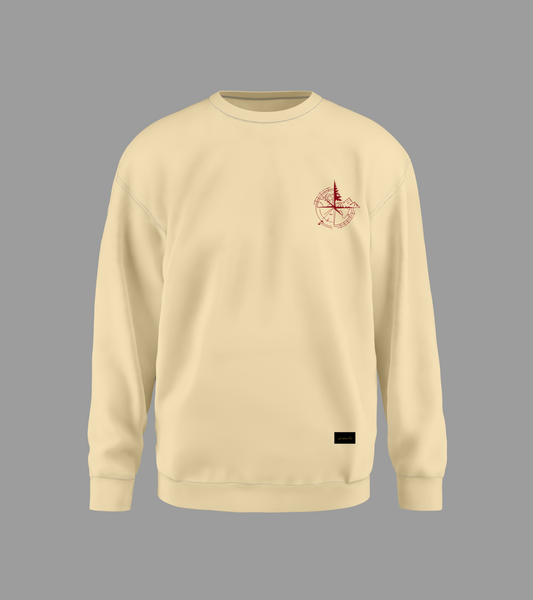 ROAD TO FREEDOM BEIGE SWEATSHIRT